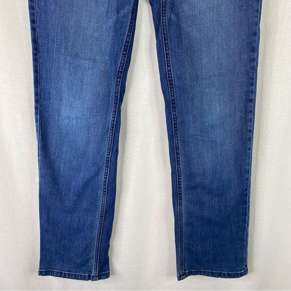 Tommy Hilfiger Blue Denim Straight Leg Adjustable Waist 5 Pocket Jeans 18x30 - Picture 4 of 10